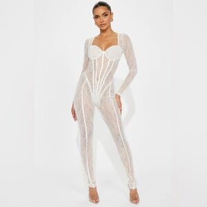 Fashion Nova sexy lace “I’ve Got You” Jumpsuit